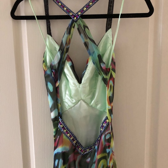 Faviana Couture Gown with sequins - Picture 3 of 4